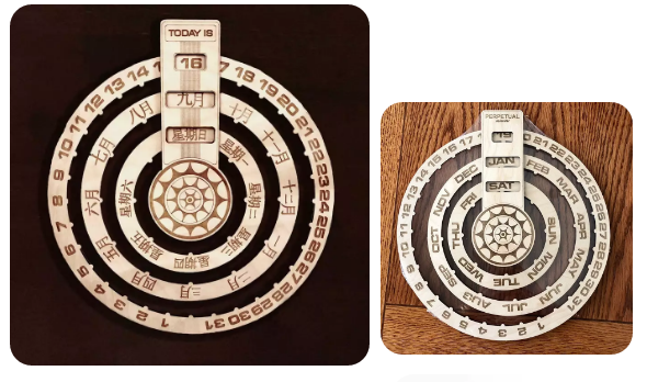 時間都去哪了？激光雕刻日歷助您記錄精彩生活