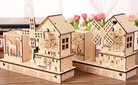 激光雕刻的音樂盒，帶您追尋記憶深處的韻律