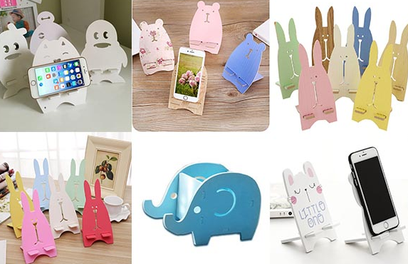 激光雕刻切割手機(jī)展架，給你想要的簡(jiǎn)約時(shí)尚！