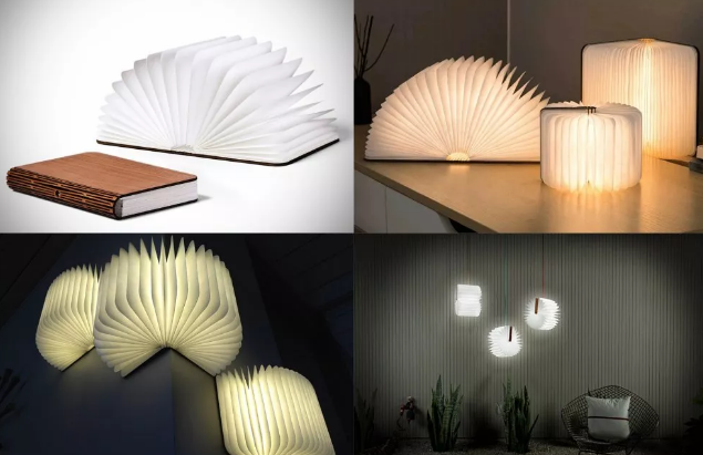 激光切割木質(zhì)書頁(yè)燈：無(wú)言的陪伴，無(wú)形的溫暖！