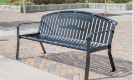 激光切割公共長椅，為城市“梳妝”，為美景增色