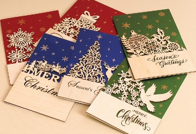 激光雕刻賀卡，把最美好的祝福帶給您