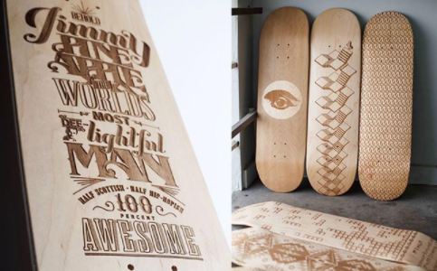 激光雕刻滑板，誰(shuí)的青春不張揚(yáng)