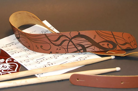 激光打標吉他背帶，助力音樂夢想之旅