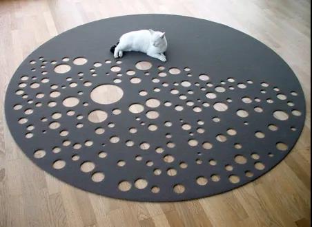 激光鏤空地毯 點(diǎn)綴溫馨空間