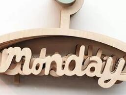 激光切割衣架，收納也要美美的