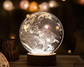 激光雕刻亞克力夜燈，裝點你的夢鄉(xiāng)