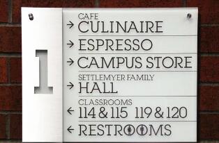 激光切割導向牌，再路癡也不會迷路啦