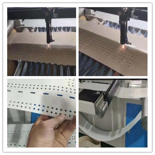 工業(yè)皮帶激光切割打孔